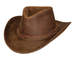 American Made Western Leather Hat
