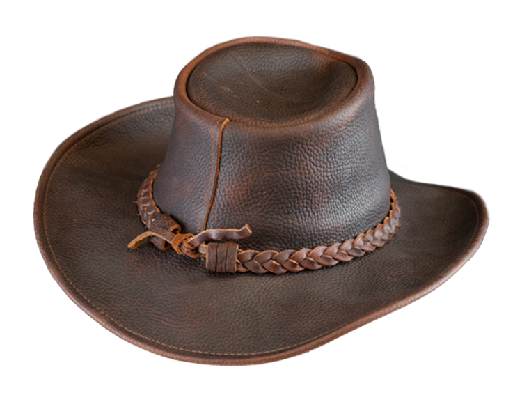 Leather Coyote Peterson Hat