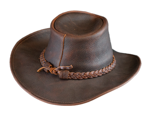 Leather Coyote Peterson Hat