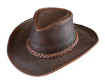 Henschel Leather Cowboy Hat