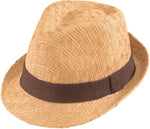 Paper Straw Fedora Hat