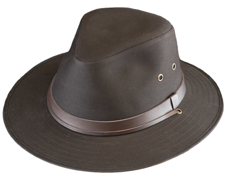 Waxed Cotton Outdoor Safari Hat