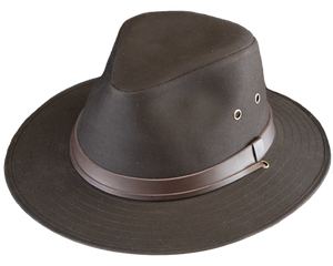 Waxed Cotton Outdoor Safari Hat