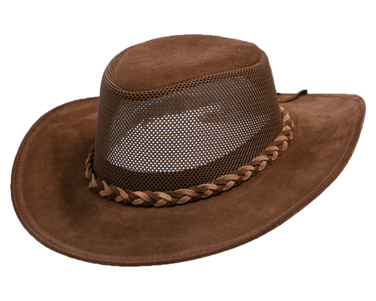 Suede Leather Outdoor Hat