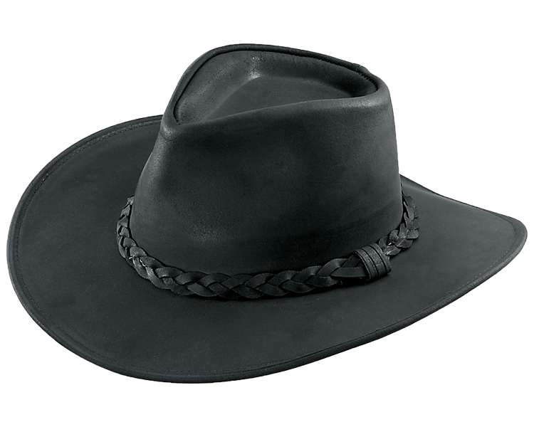 American Made Leather Cowboy Hat