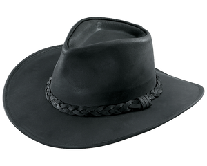 American Made Leather Cowboy Hat