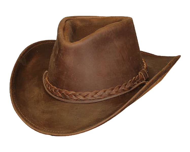 American Made Western Leather Hat