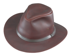 American Made Leather Fashion Safari Hat