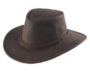 Henschel Hat Company Manitoba Western Leather Hat Hat Habit