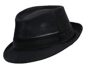 Black Lightweight Fedora