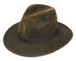 Waxed Cotton Safari Outdoor Hat