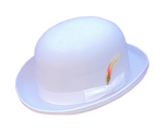 Henschel Felt Derby Hat With Feather