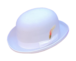 Henschel Felt Derby Hat With Feather
