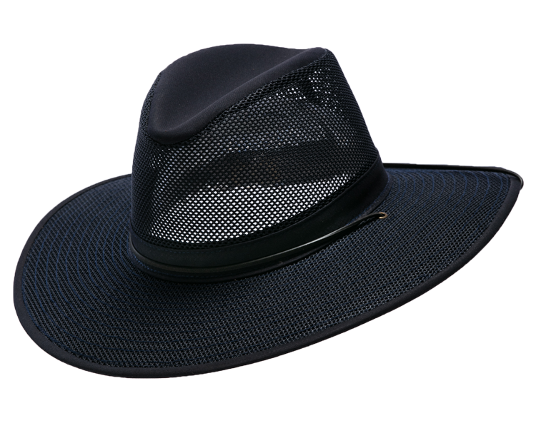 Aussie Breezer Grande Hat, XXL / Navy-Henschel Hat Company