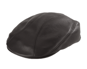 Henschel Hat Company Lacombe Premium Leather Driver Cap Hat Habit