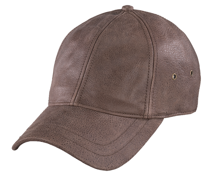 High Quality Henschel Leather Baseball Cap