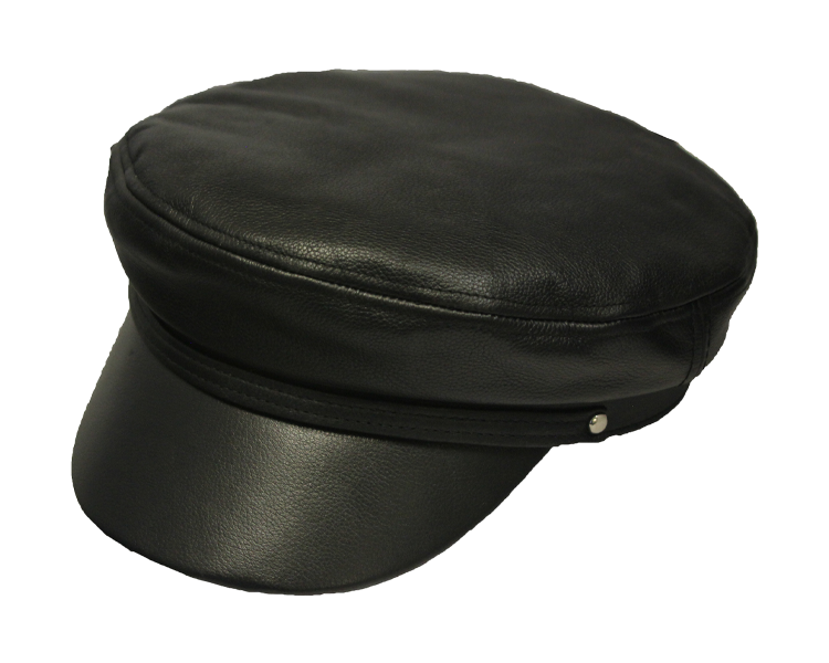 Smooth Leather Brando Cap