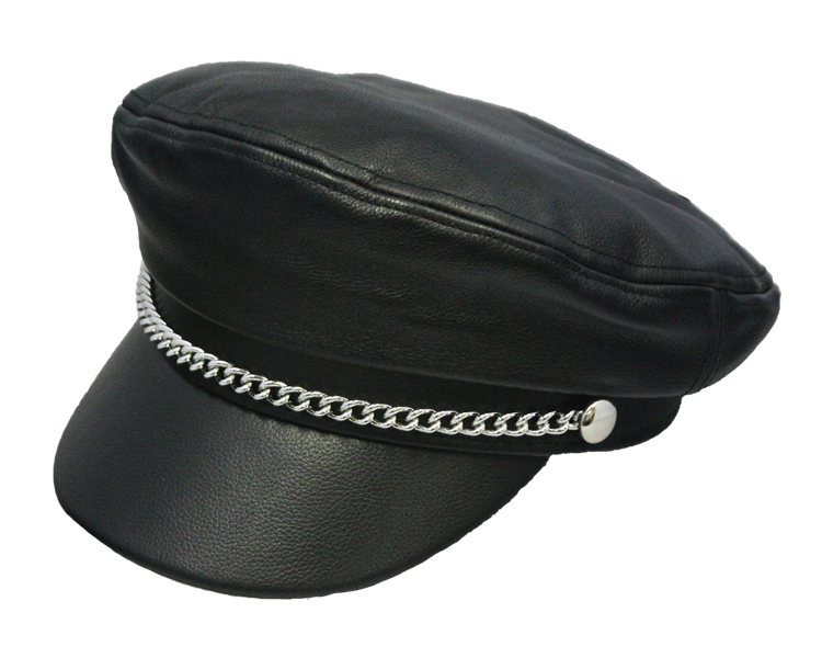 Henschel Leather Brando Cap
