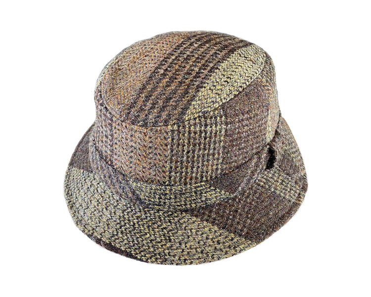 Patchwork Tweed Walking Hat — The Scottish and Irish Store